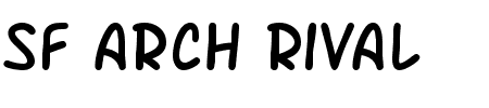 Schriftart SF Arch Rival: Mehr Infos & Vorschau Generator TTF: SF Arch Rival Schriftart