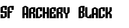 Schriftart SF Archery Black SC: Mehr Infos & Vorschau Generator TTF: SF Archery Black SC Schriftart