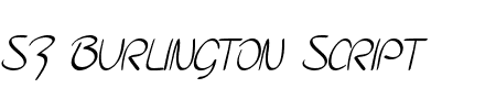 TTF: SF Burlington Script SC Font