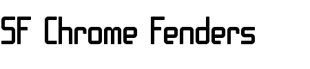 Font SF Chrome Fenders: Mehr Infos & Zeichen Übersicht TTF: SF Chrome Fenders Font