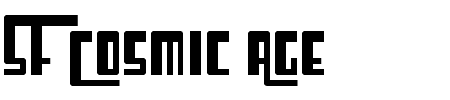 TTF: SF Cosmic Age Font