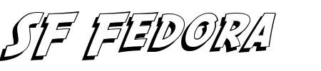 Schriftart SF Fedora Shadow: Mehr Infos & Vorschau Generator TTF: SF Fedora Shadow Schriftart
