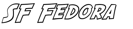 Schriftart SF Fedora Outline: Mehr Infos & Vorschau Generator TTF: SF Fedora Outline Schriftart