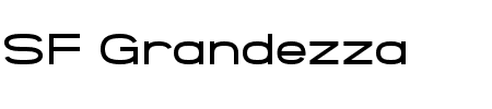 TTF: SF Grandezza Schriftart