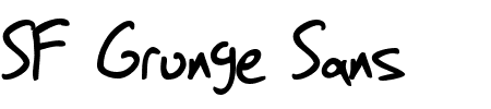 Schriftart SF Grunge Sans: Mehr Infos & Zeichen Übersicht TTF: SF Grunge Sans Schriftart