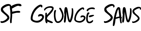 TTF: SF Grunge Sans SC Schriftart