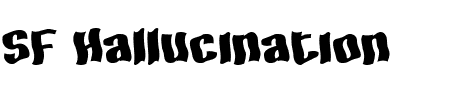 Schriftart SF Hallucination Extreme: Mehr Infos & Vorschau Generator TTF: SF Hallucination Extreme Schriftart