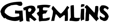 TTF: Gremlins Schriftart