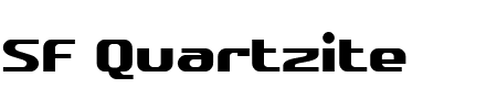 Schriftart SF Quartzite: Mehr Infos & Vorschau Generator TTF: SF Quartzite Schriftart