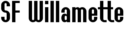 TTF: SF Willamette Schriftart