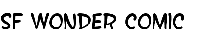 Schriftart SF Wonder Comic: Mehr Infos & Vorschau Generator TTF: SF Wonder Comic Schriftart