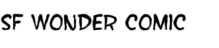 Schriftart SF Wonder Comic Blotch: Mehr Infos & Vorschau Generator TTF: SF Wonder Comic Blotch Schriftart