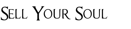 Schriftart Sell Your Soul: Mehr Infos & Zeichen Übersicht TTF: Sell Your Soul Schriftart