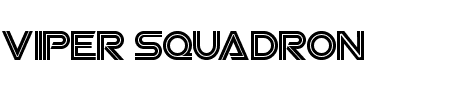 TTF: Viper Squadron Schriftart