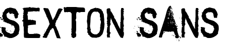 Schrift Sexton Sans: Mehr Infos & Zeichen Übersicht TTF: Sexton Sans Schrift