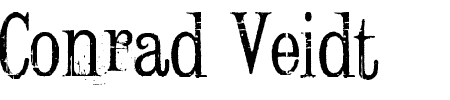 TTF: Conrad Veidt Font