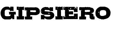 TTF: Gipsiero Font