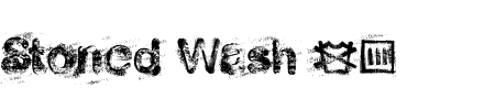 TTF: Stoned Wash 6 Schrift