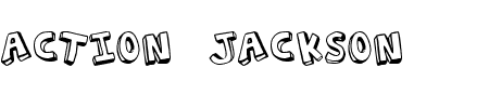 TTF: Action Jackson Font