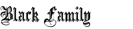 TTF: Black Family Incised Schriftart