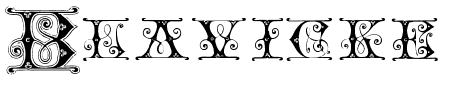 Schriftart Blavicke Capitals: Mehr Infos & Vorschau Generator TTF: Blavicke Capitals Schriftart