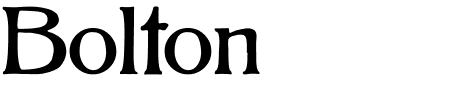 Schriftart Bolton: Mehr Infos & Vorschau Generator TTF: Bolton Schriftart