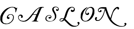 TTF: Caslon Initials Schrift