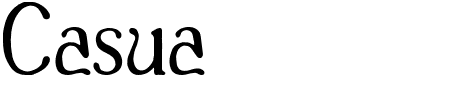 Schriftart Casua: Mehr Infos & Vorschau Generator TTF: Casua Schriftart