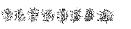 Schriftart Cherubim Initials: Mehr Infos & Vorschau Generator TTF: Cherubim Initials Schriftart