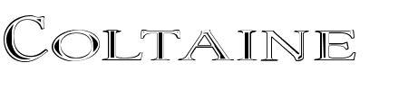 Schriftart Coltaine No 1: Mehr Infos & Vorschau Generator TTF: Coltaine No 1 Schriftart