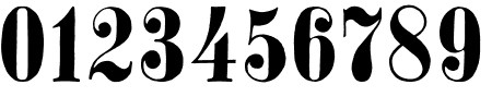 TTF: Sthr Numbers Font