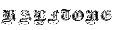 Schriftart Halftone: Mehr Infos & Zeichen Übersicht TTF: Halftone Schriftart