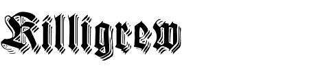 Font Killigrew Stacatto: Mehr Infos & Zeichen Übersicht TTF: Killigrew Stacatto Font