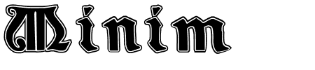 Schriftart Minim Outline: Mehr Infos & Vorschau Generator TTF: Minim Outline Schriftart