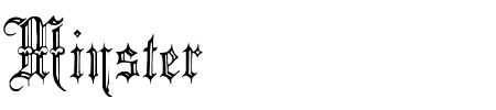 Schriftart Minster 5: Mehr Infos & Vorschau Generator TTF: Minster 5 Schriftart