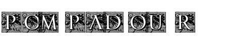 TTF: Pompadour Initials Schriftart