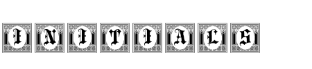 TTF: Portculliard Initials Font