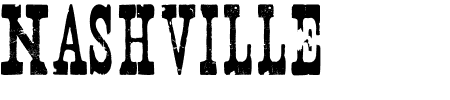 TTF: Nashville Schriftart