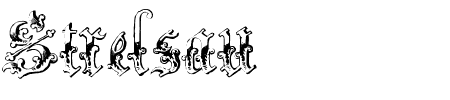 TTF: Strelsau Schriftart