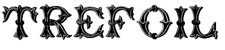 Schriftart Trefoil Capitals: Mehr Infos & Vorschau Generator TTF: Trefoil Capitals Schriftart