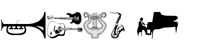 Schriftart WM Music: Mehr Infos & Vorschau Generator TTF: WM Music Schriftart