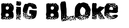 TTF: Big Bloke BB Font