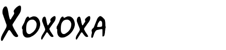 TTF: Xoxoxa Font