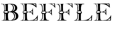 Schriftart Beffle: Mehr Infos & Vorschau Generator TTF: Beffle Schriftart
