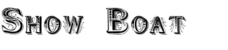 Font Show Boat: Mehr Infos & Zeichen Übersicht TTF: Show Boat Font