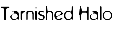 Schriftart Tarnished Halo: Mehr Infos & Vorschau Generator TTF: Tarnished Halo Schriftart