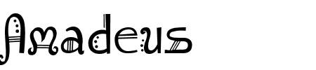 TTF: Amadeus Regular Schriftart