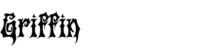 Schriftart Griffin: Mehr Infos & Vorschau Generator TTF: Griffin Schriftart