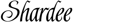 Schriftart Shardee: Mehr Infos & Vorschau Generator TTF: Shardee Schriftart