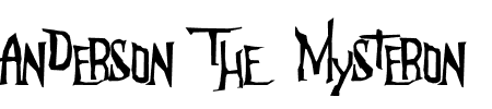 TTF: Anderson The Mysteron Font